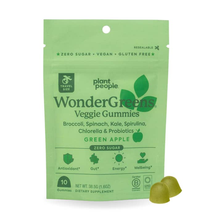 Grab-n-Go Size: WonderGreens Mushroom Gummies for wholesale by Plant People
