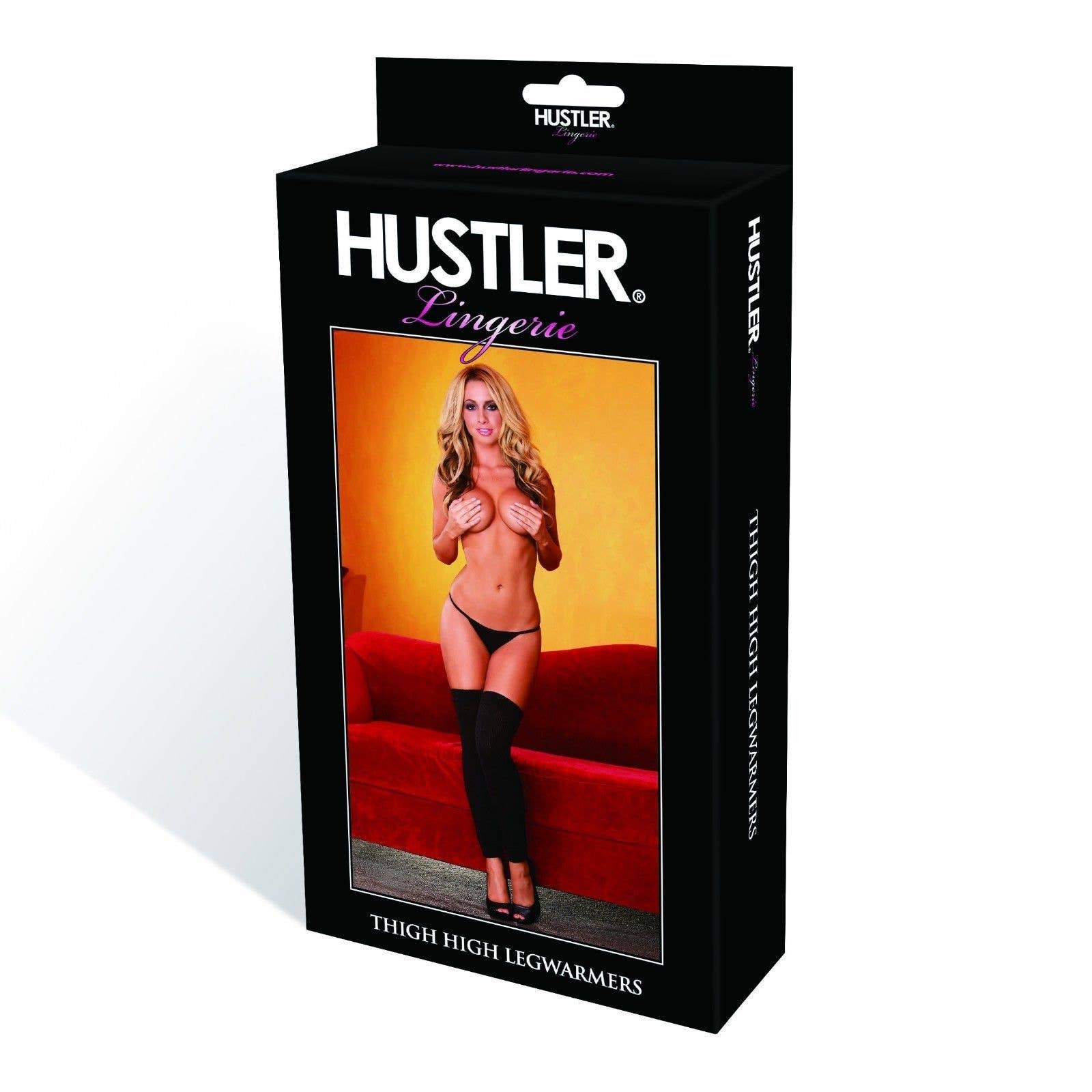 Hustler Lingerie Leg Warmer Black OS HLW-4 for wholesale on Faire