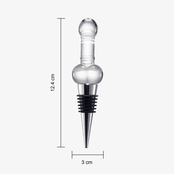 The Wine Savant / Khen Glassware – wholesale Wine stopper – Unique Wine Bottle Stopper - Funny Wine Cork Beverage Bottle