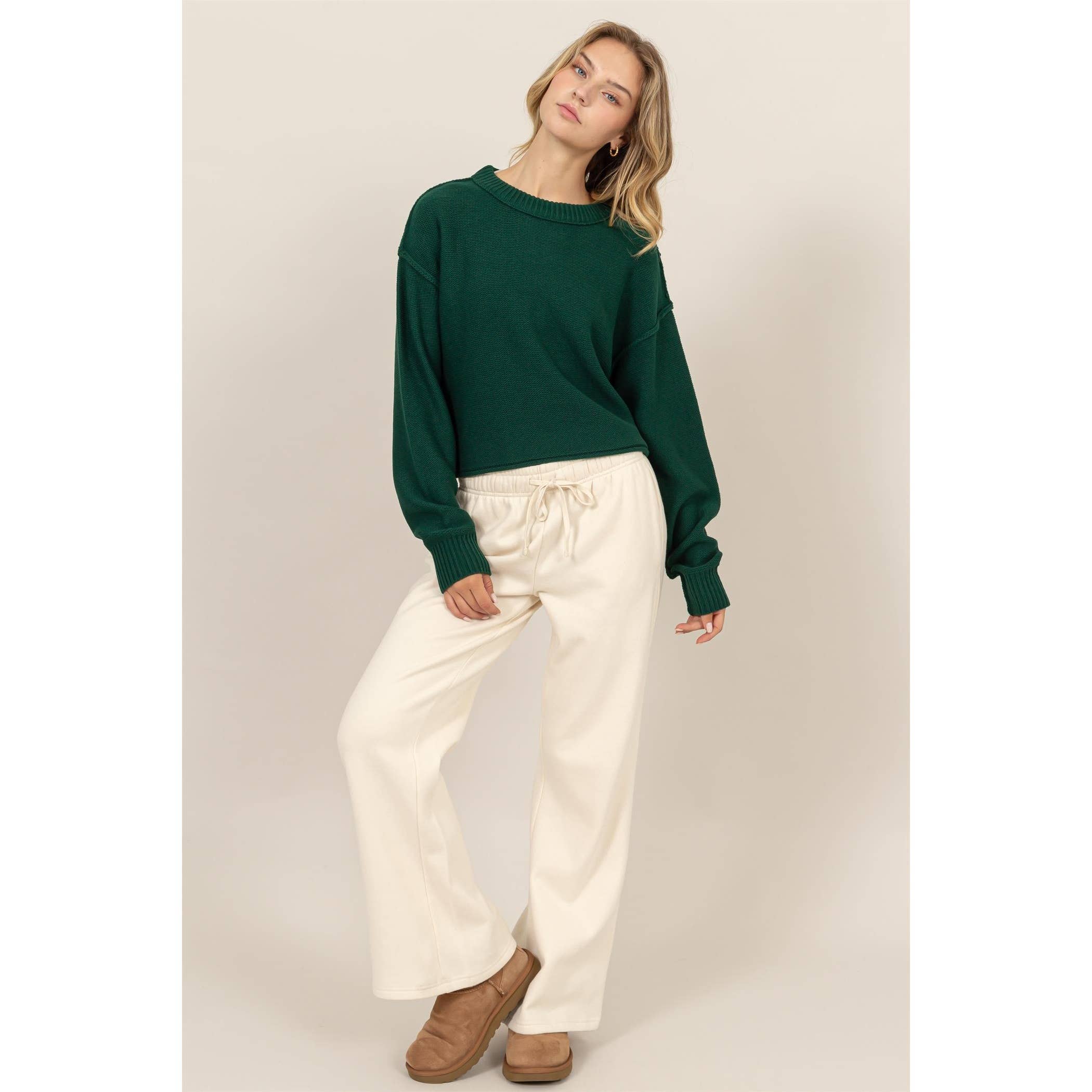 HYFVE - Vendita all'ingrosso Pantalone - Donna - Pantaloni a Gamba Larga con Coulisse a Vita Media25