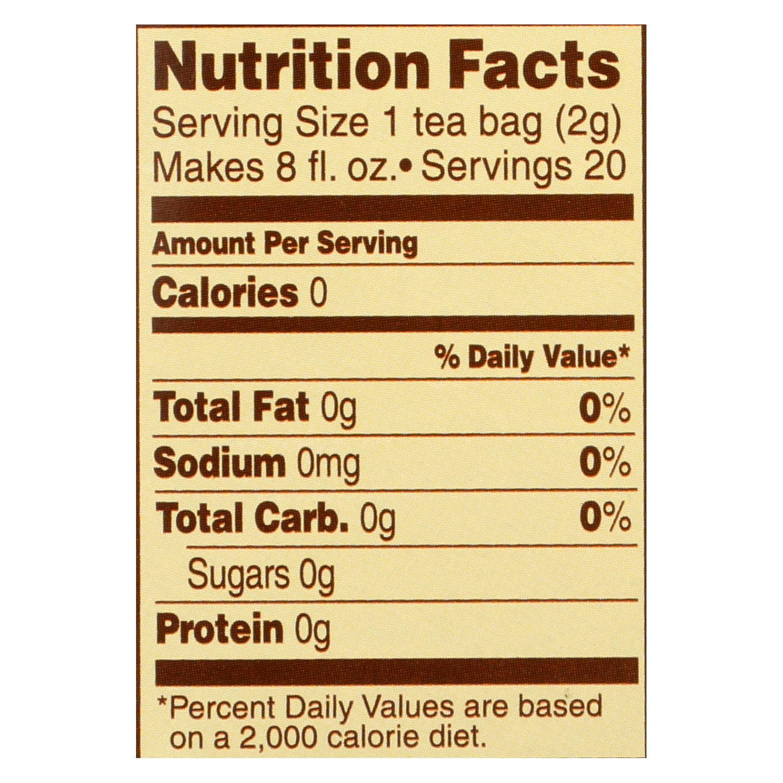 Everyday Supply Co - Wholesale Tea Bags - Celestial Seasonings Vermont Maple Ginger Tea, 6 Packs of 201