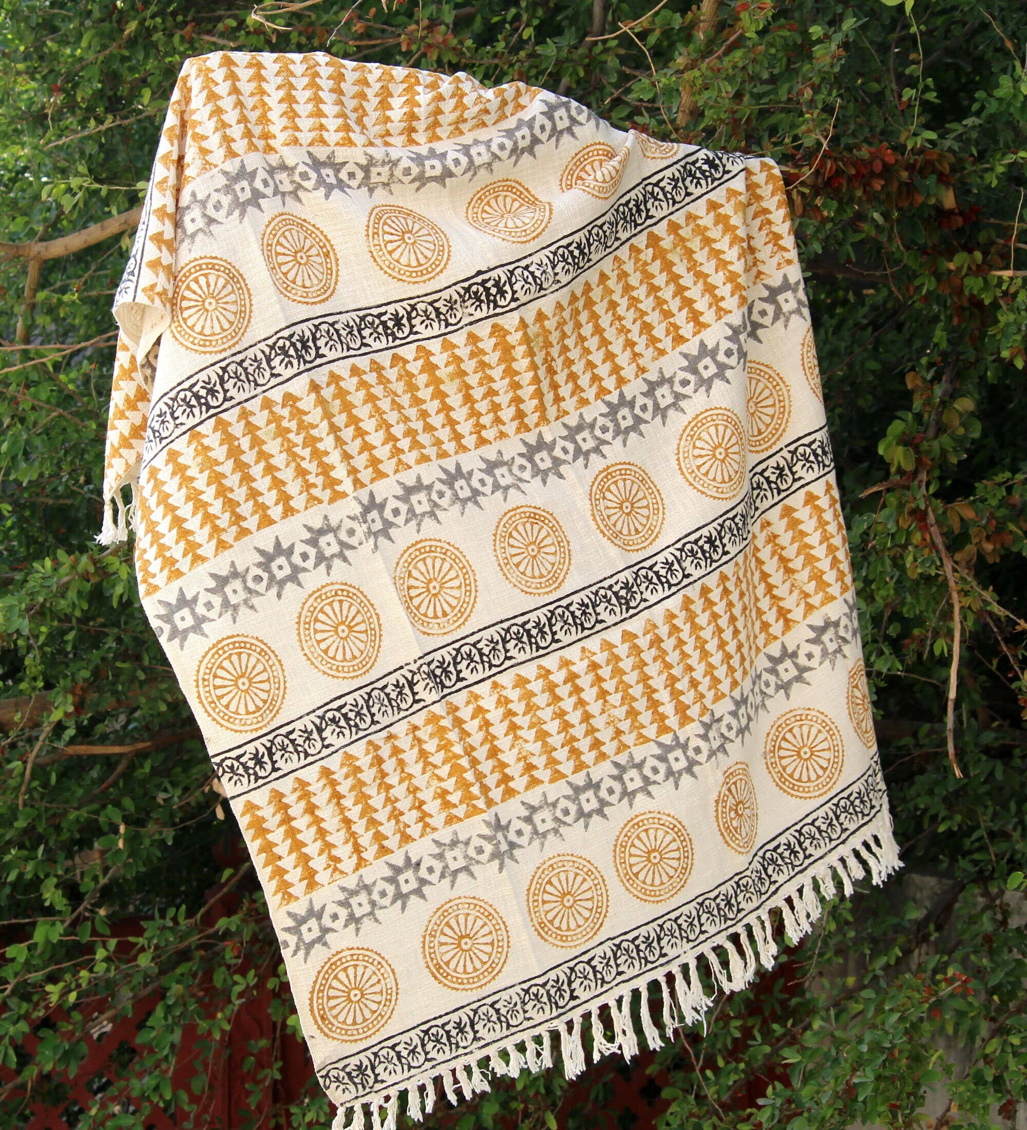 Bhawana Handicrafts - Wholesale Throw Blanket - Bohemian Handmade Cotton Throw Sofa Cover Beach Towel
