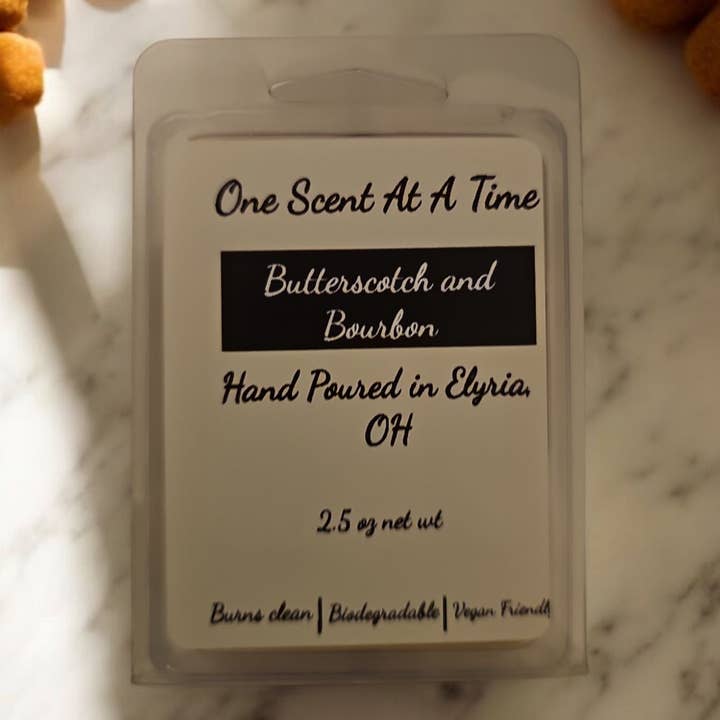 One Scent At A Time - Wholesale Jar/Filled Candle - Butterscotch and Bourbon2
