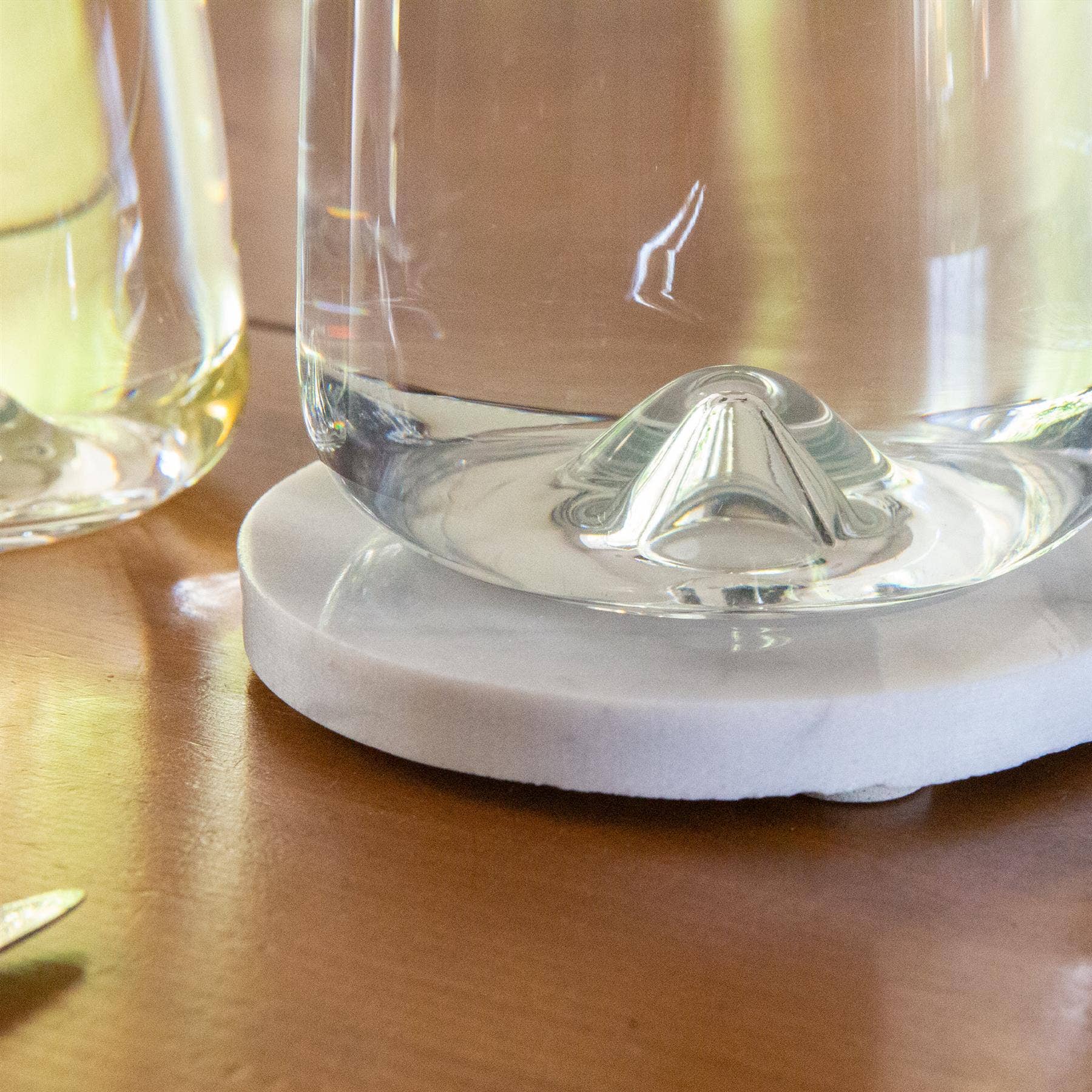 Rinkit Ltd – wholesale Coasters – Marble Round Coaster - 10cm - By Argon Tableware2