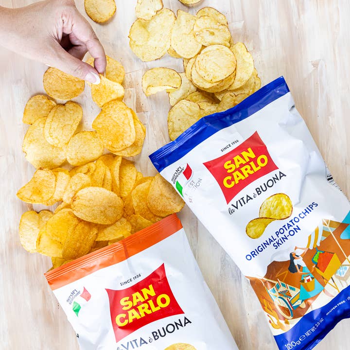 Zia Pia - Wholesale Chips - Lime and Pink Pepper Chips 150g by San Carlo2