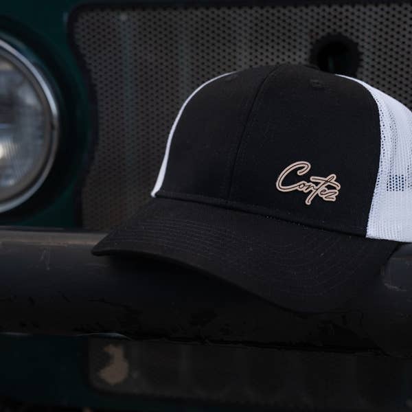 MT Brand Apparel - Wholesale Trucker Hat - Unisex - Simply Montana Leather Patch Hat - CUSTOMIZABLE4