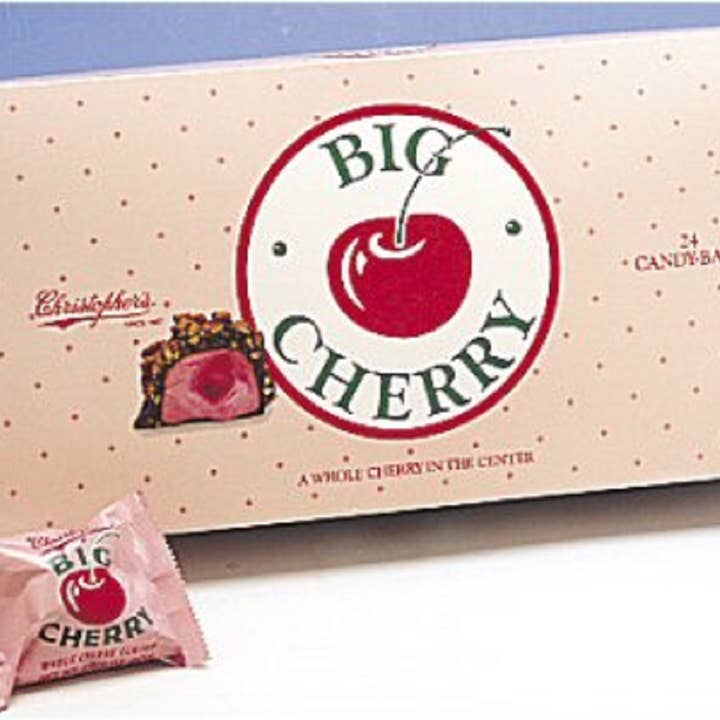 Candy Barn Express - Wholesale Chocolate Covered Sweets - Christopher's Big Cherry Bar- 24 Ct.1