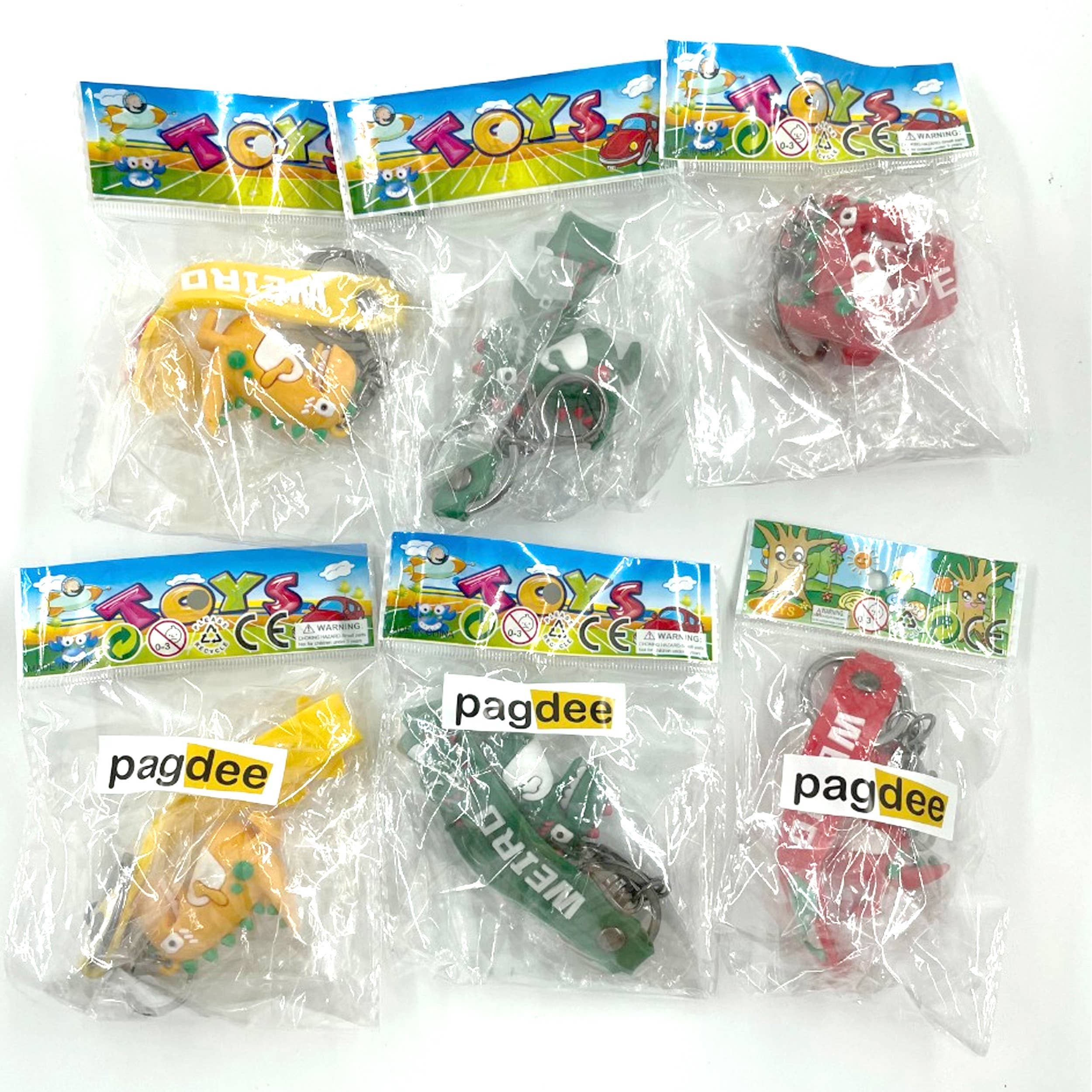 Holiday Farm - Wholesale Sleutelhanger - Kinderen - Grappige Dinosaurussleutelhanger Voor Tassen In Bulk6