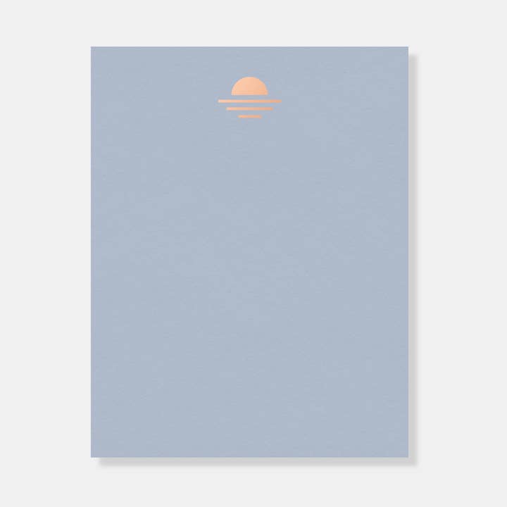 Cartão Sunset Note por atacado de Gold Rush Paper