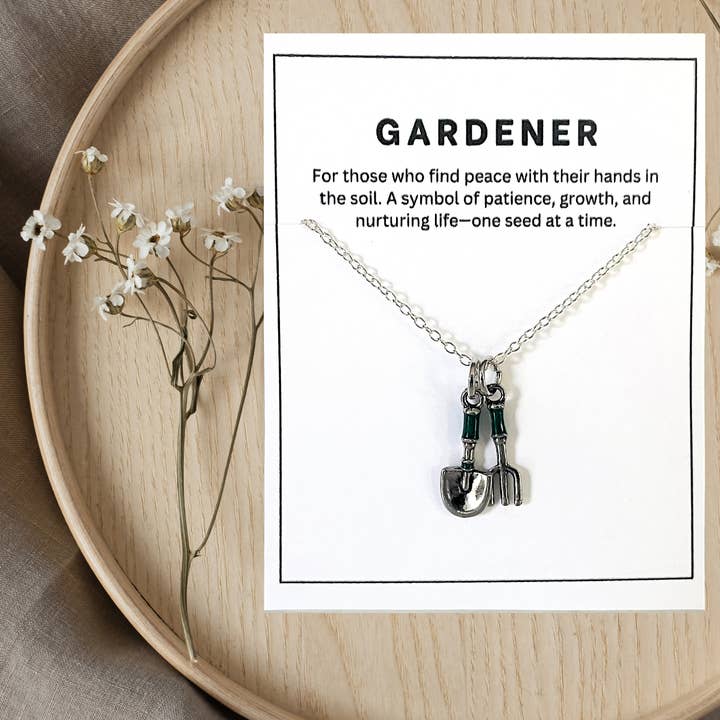 Garden Lover | Gardener Necklace | Tools for wholesale by Janes Goods