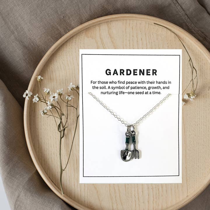 Garden Tools | Gardener Necklace for wholesale by Janes Goods