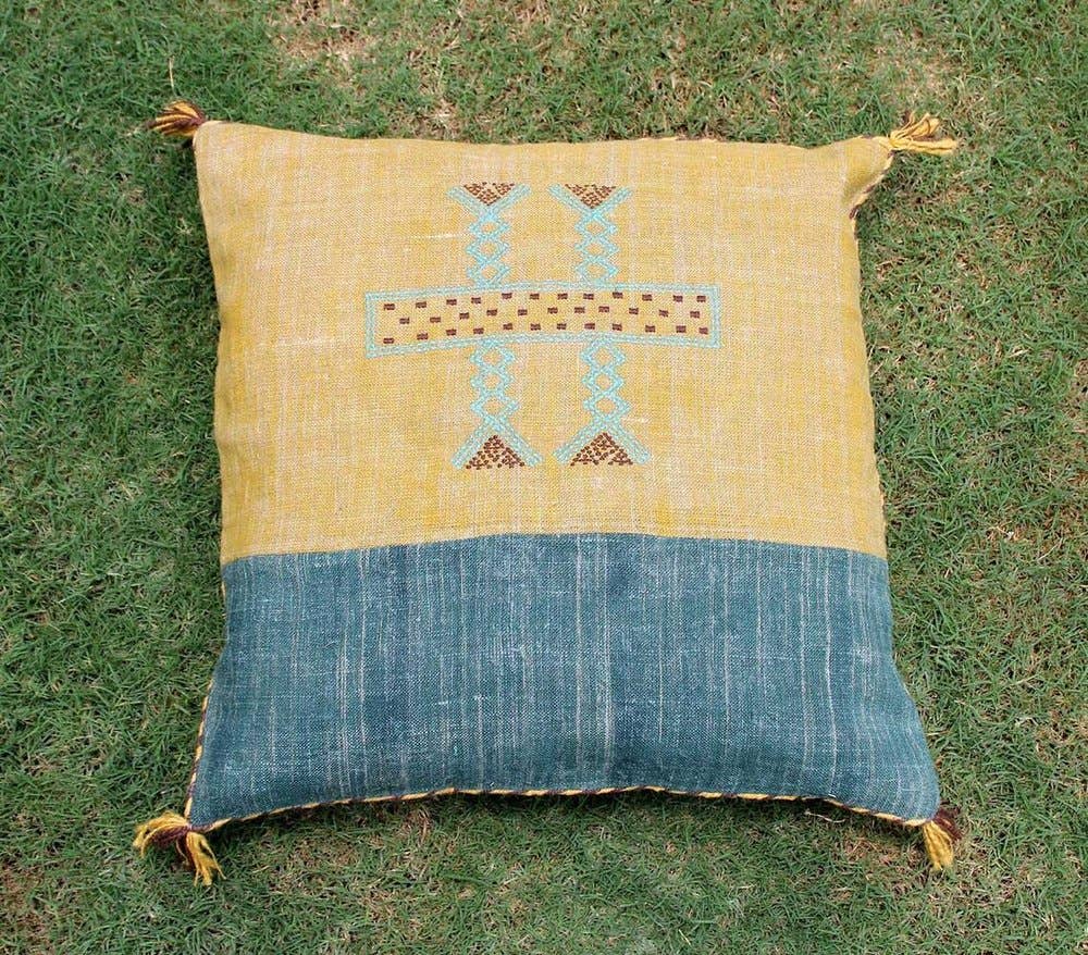 Betty Botanica - Wholesale Throw Pillow Cover - Contrast Linen Cushion Cover 50cm x 50cm5