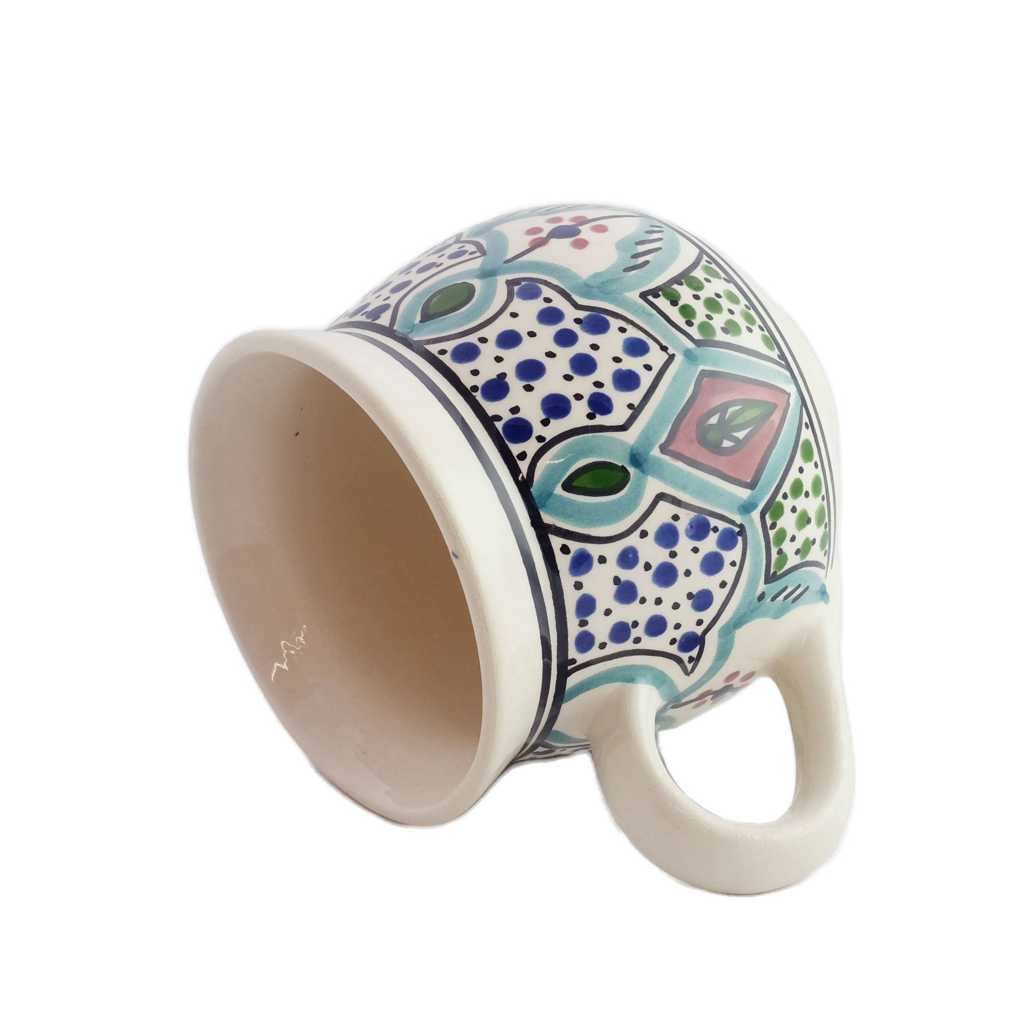 Sobremesa – Großhandel Kaffeebecher – Amira handbemalte Kaffeetasse1