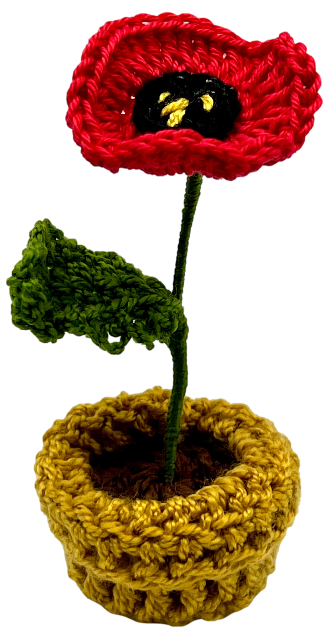 HDIF-USA - Wholesale Artificial Flowers - Crocheted Mini Flower Pots6