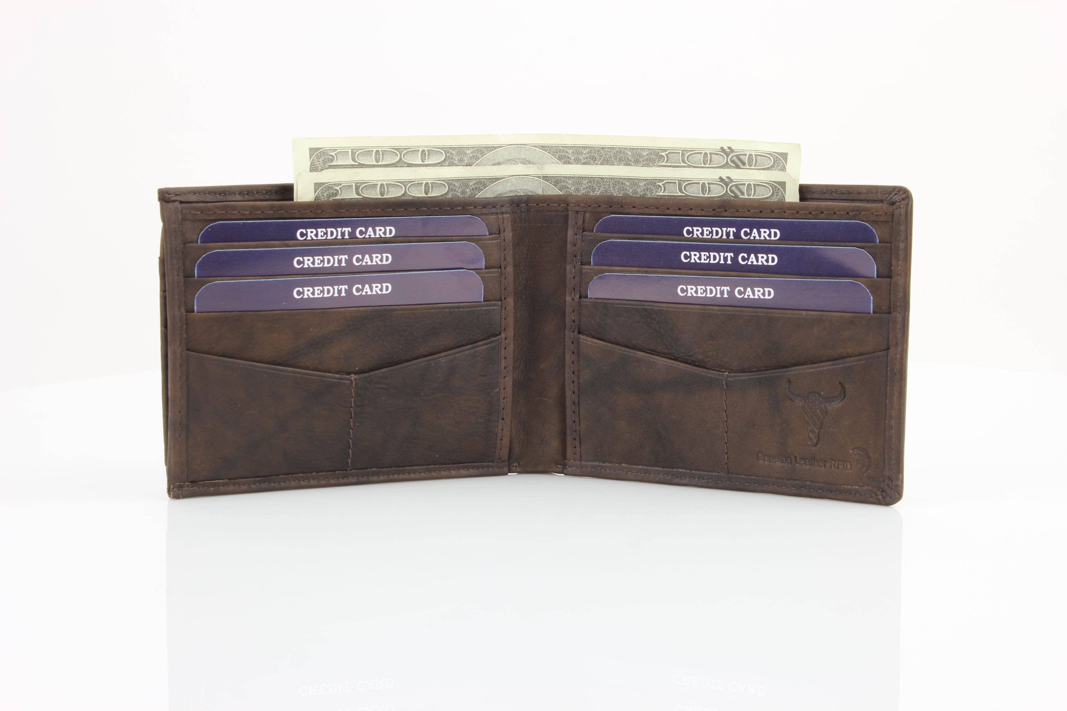 Leather Impressions Inc - Wholesale Wallet - Men's - Bifold Wallet w/ Removable Card Sleeve 1572510