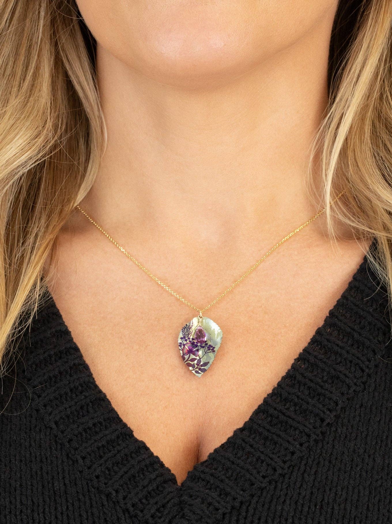 Holly Yashi - Wholesale Pendant/Charm Necklace - Blooming Elm Necklace3