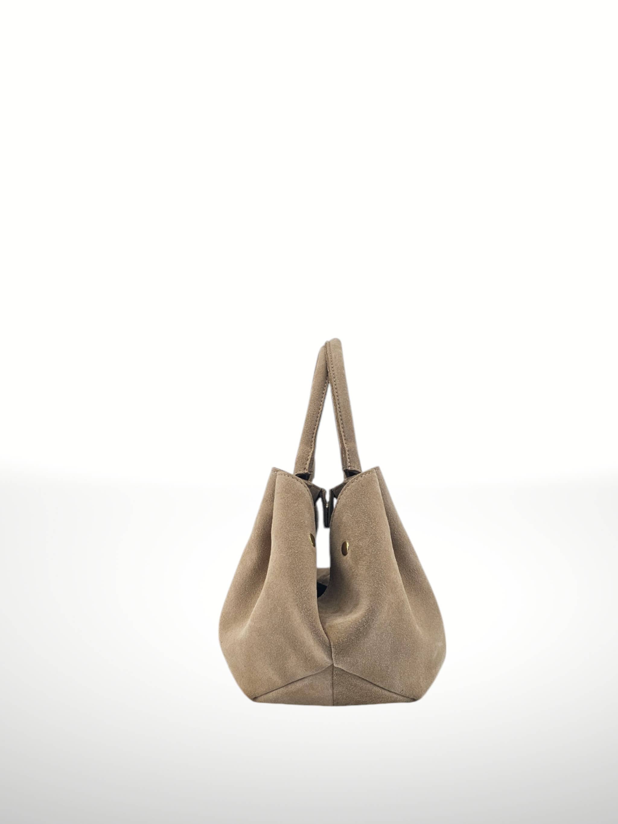 ITALIAN'S LEATHER – Großhandel Henkeltasche – Damen – Iklana Wildledertasche 2503087