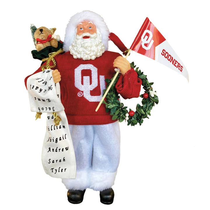 12" Oklahoma Proud Santa for wholesale by Santa’s Workshop Inc.