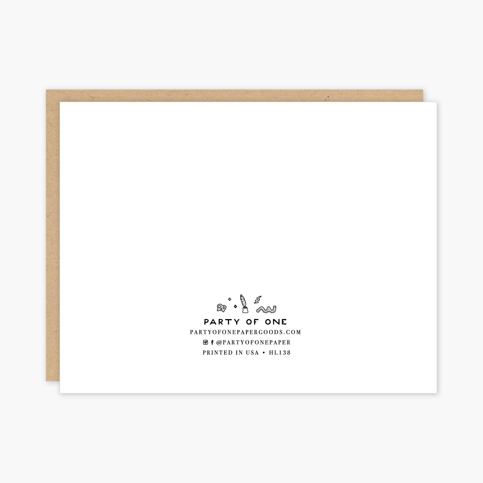 Party of One - Wholesale Season's Greetings Card - Season's Readings Holiday Card1
