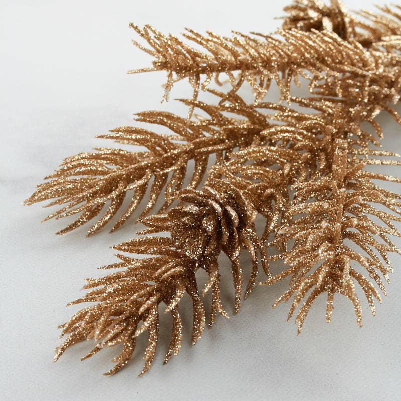 Factory Direct Craft - Venta al por mayor Árboles de Navidad artificiales - Rama de Pino Artificial con Ángel y Purpurina Dorada de 11-1/2"1