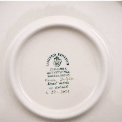 Assiette à dîner 10½ pouces Thème Princesse UNIKAT pour la vente par Polmedia Polish Pottery