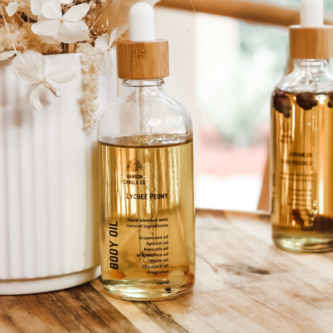 Hanson Candle Co. - Wholesale Bath/Body Oil - Natural hydrating Body Oil + Crystal Infused | 100ML11