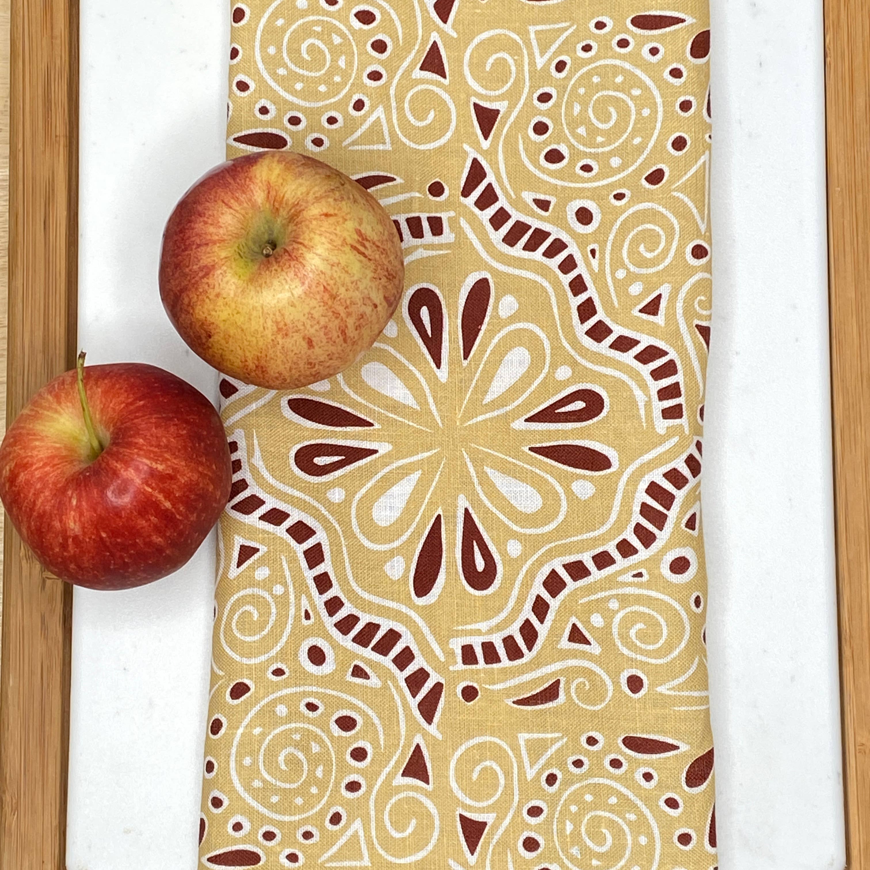 Cher the Fire - Wholesale Tea Towel - Tea Towel - Southwest Hacienda Verano linen towel and napkin2