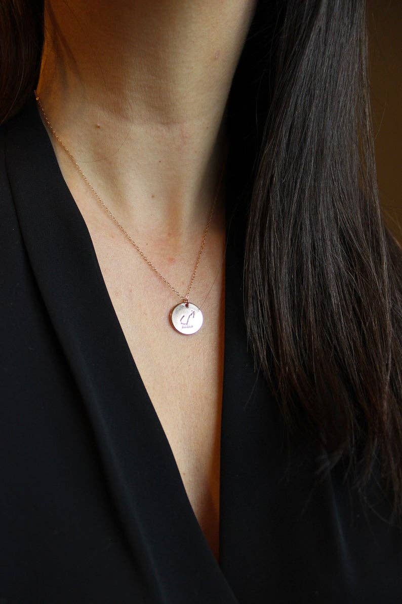 Laalee Jewelry – Engroshandel Halskæde med vedhæng – Rose guld stjernetegn halskæde, stjernetegn smykker, mønt halskæde2