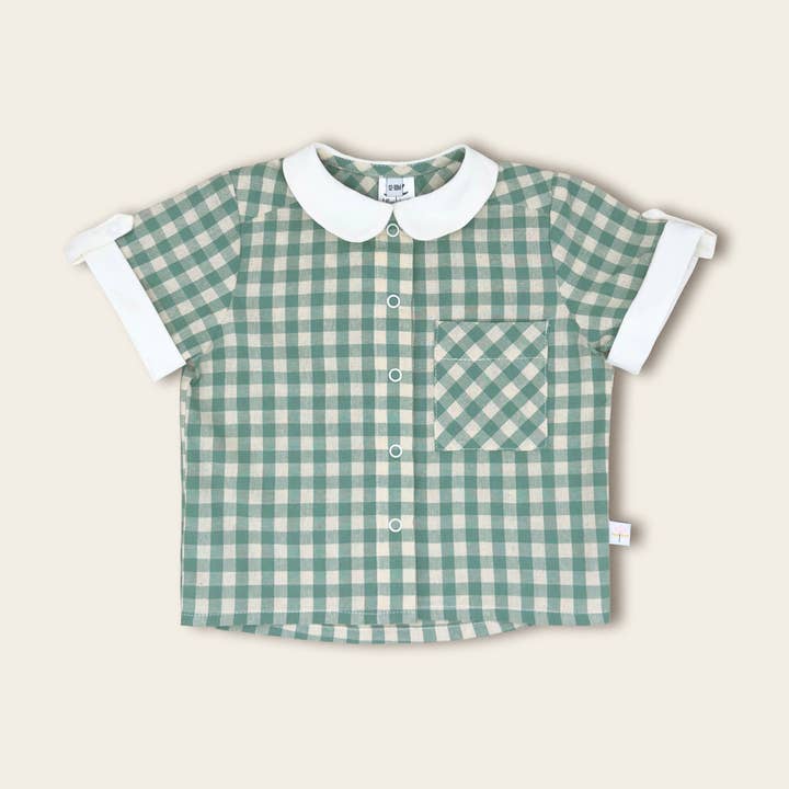 Sprig Gingham-skjortan för wholesale av Lillies Dream