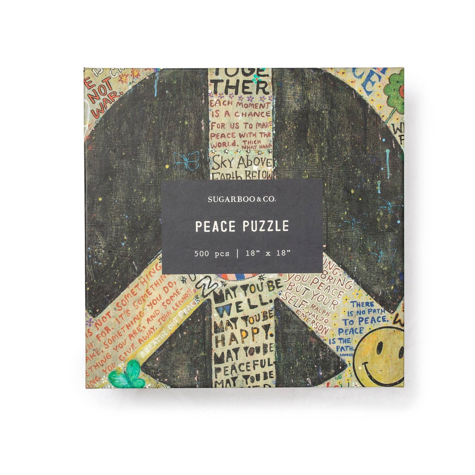 Sugarboo & Co - Wholesale Puzzle - Adult - Choose Peace Puzzle (500pcs) 18" x 18"0