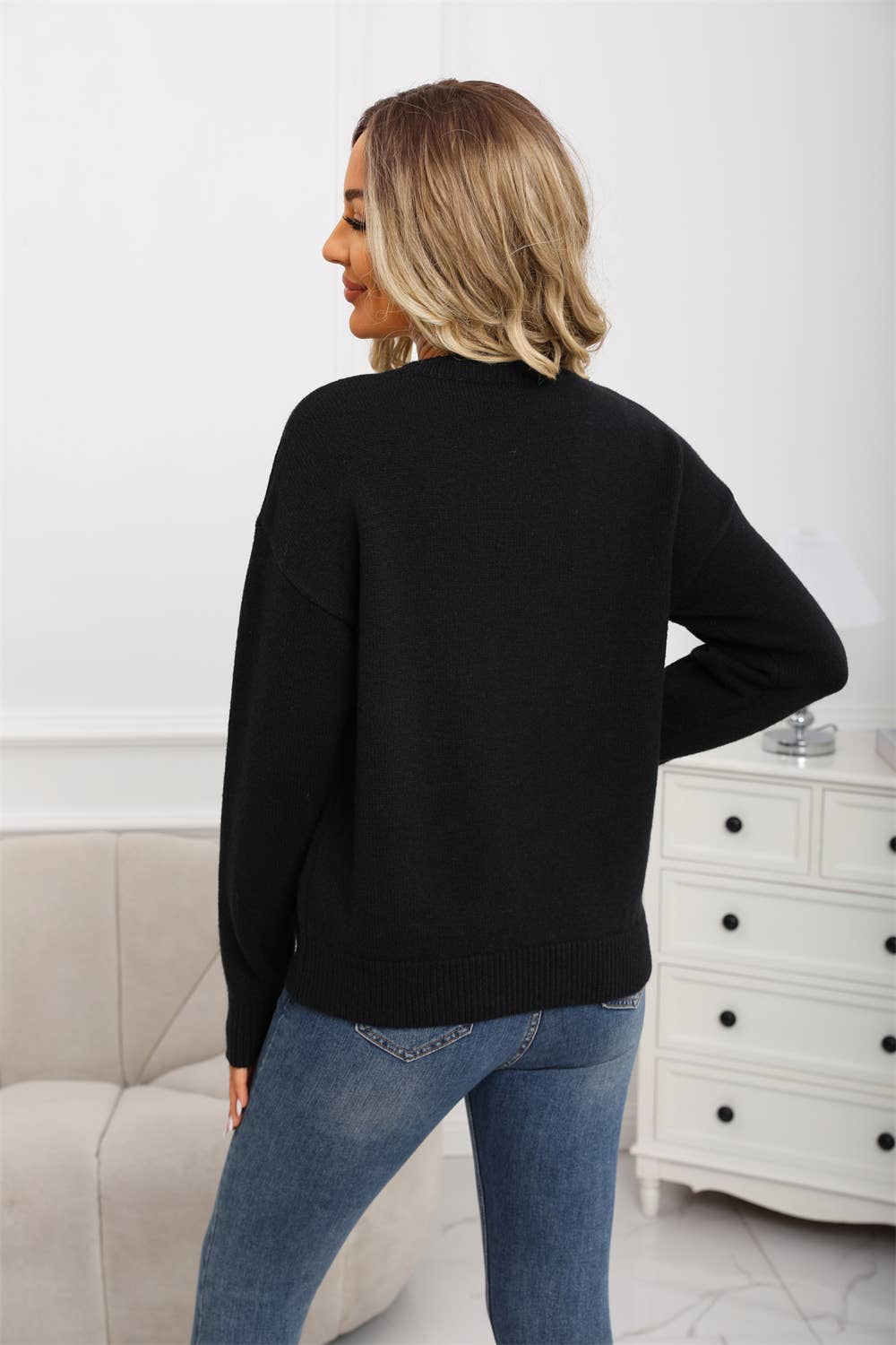 Hope & Sunshine - Wholesale Knit Sweater - Women's - Valentine's Heart Pullover Sweater77