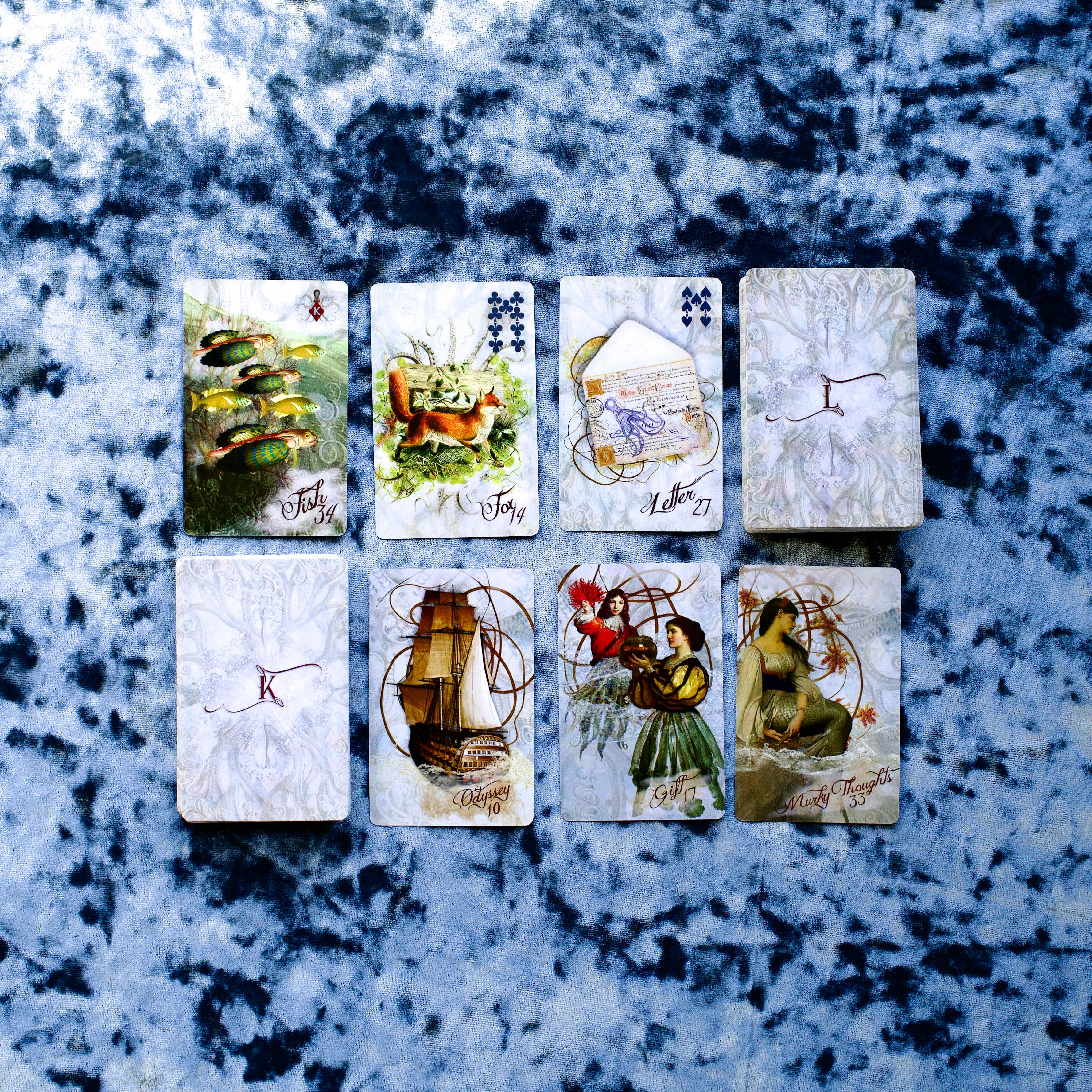 Red Wheel/Weiser LLC - Wholesale Tarot Cards - The Sirens’ Song: 40 Lenormand Cards, 38 Kipper Crds & 144Bk13