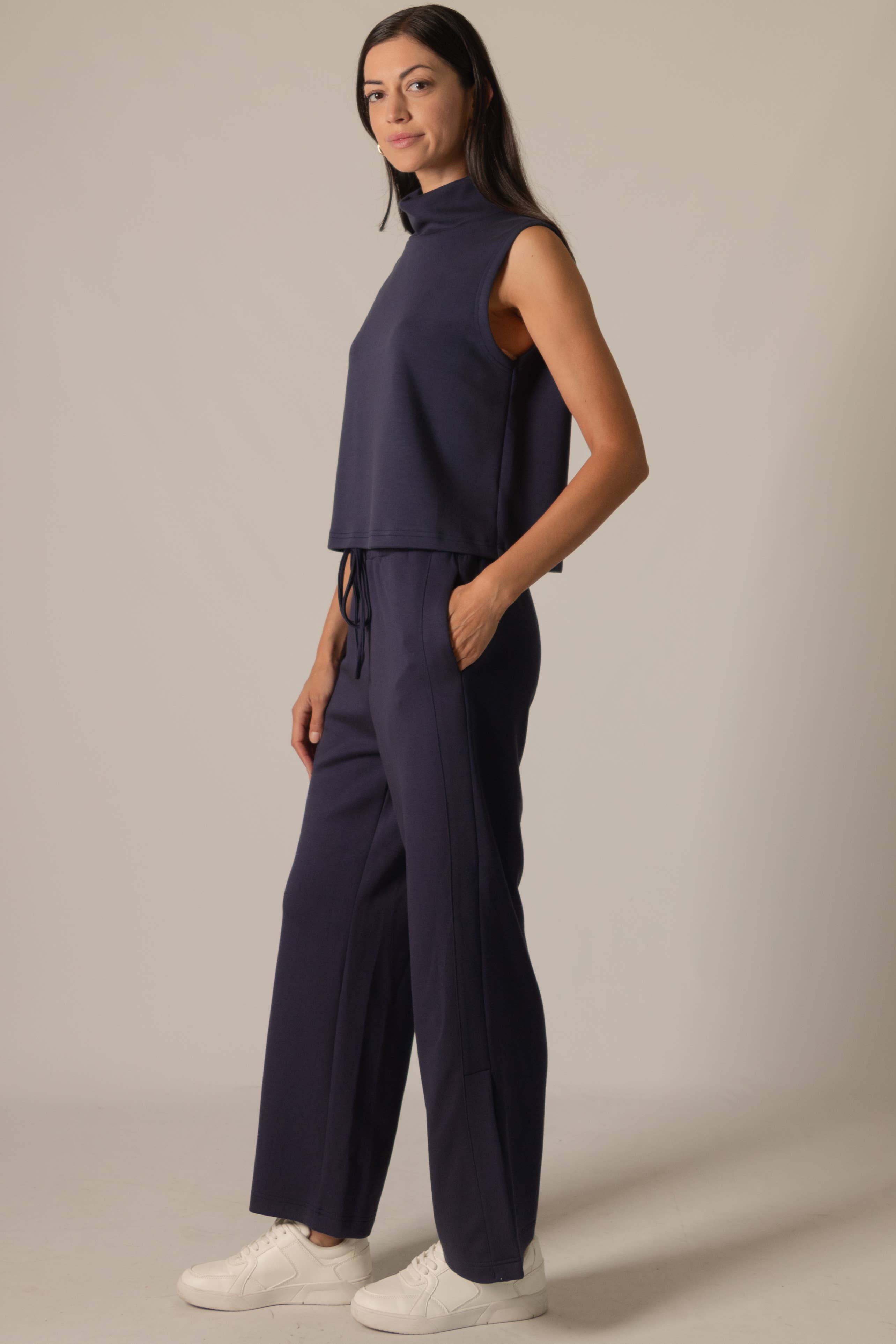 P. CILL - Wholesale Knit Top - Women's - P. CILL Butter Modal Cowl Neck Sleeveless Top14