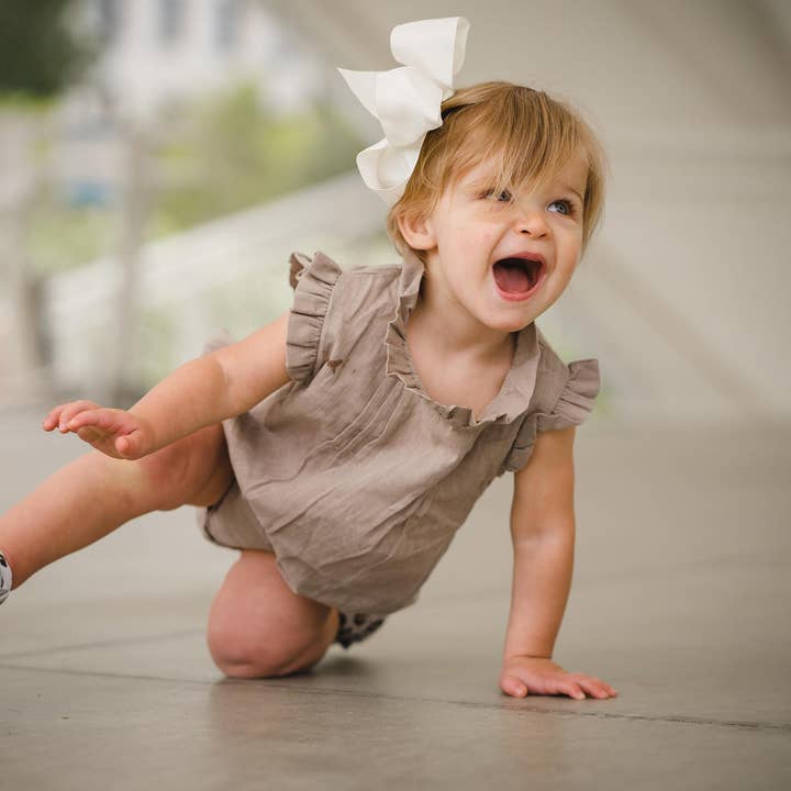 sunny leopard baby moccasins for wholesale by Short Cakes