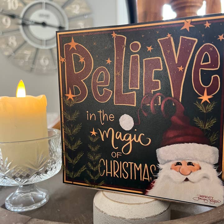 GLAUBE AN DIE MAGIE VON WEIHNACHTEN für den Großhandel von Lauras Closet