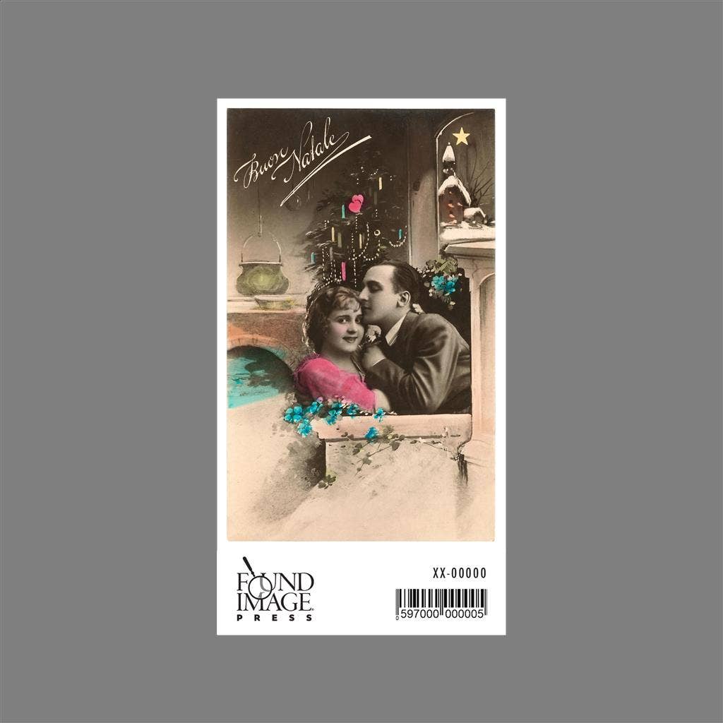 Found Image Press - Wholesale Sticker - Sticker MC-131 Buon Natale, Couple by Tree1