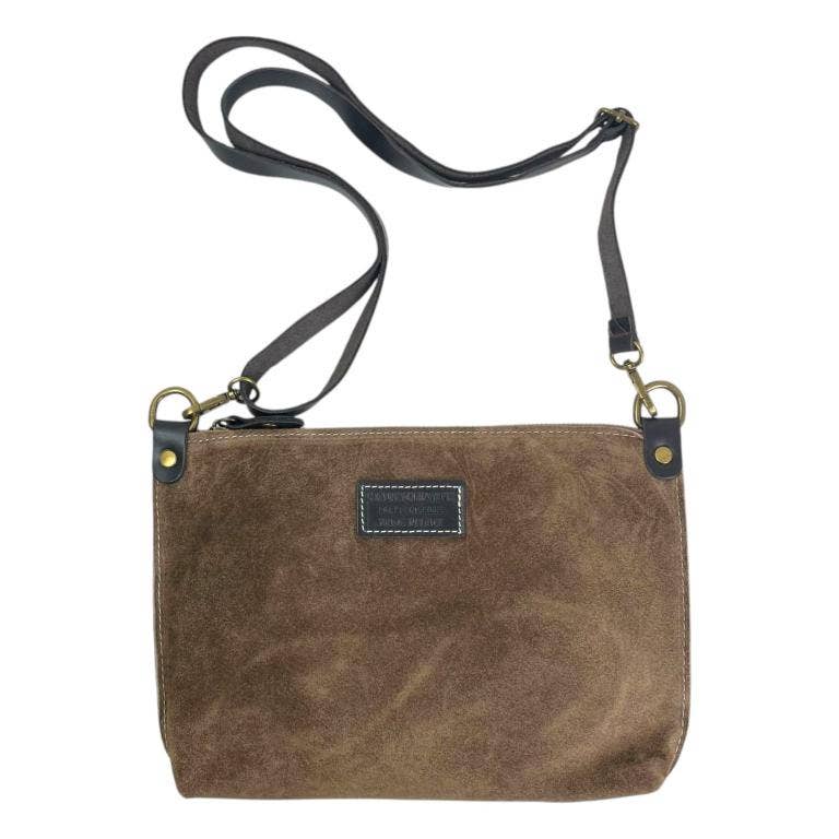Chenson & Gorett - Wholesale Shoulder Bag - Women's - Italian Suede Leather Crossbody Bag with Zipper3
