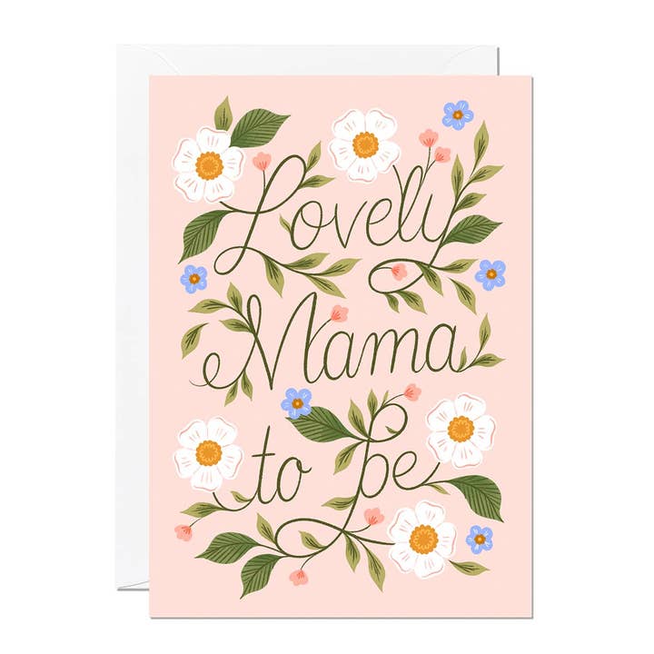 Lovely Mama To Be | Baby Shower Card | New Mom | Maternity for wholesale by Ricicle Cards