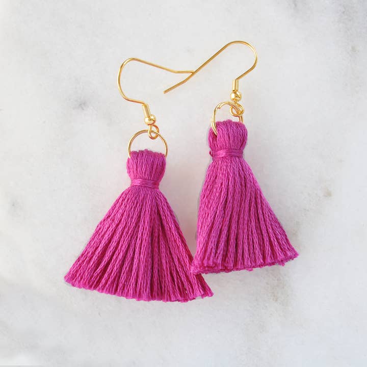 Libby & Smee - Wholesale Tassel earrings - Classic Tassel Earrings - Mini or Long29