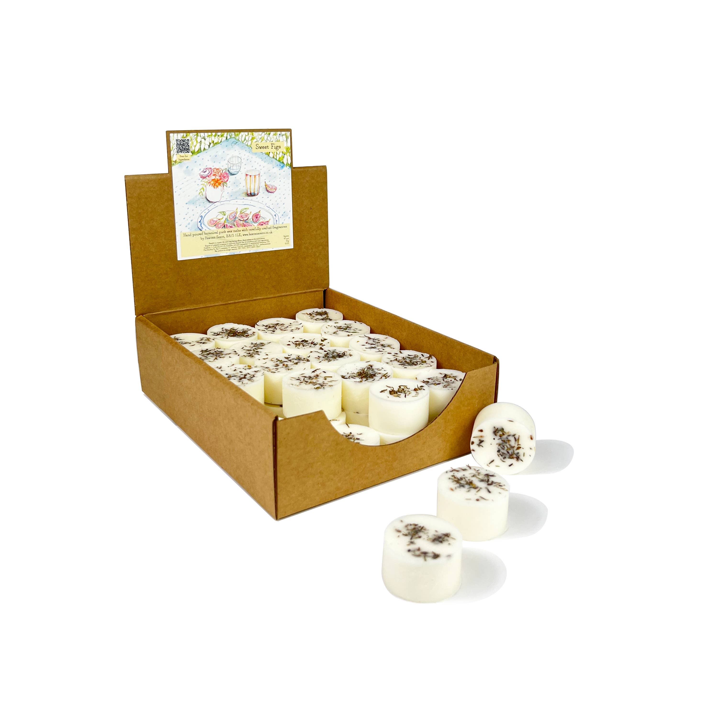 Heaven Scent Incense Ltd - Vente Fondants - Nouveauté ! Boîte de 40 fondants de cire botaniques 20 g gamme été6