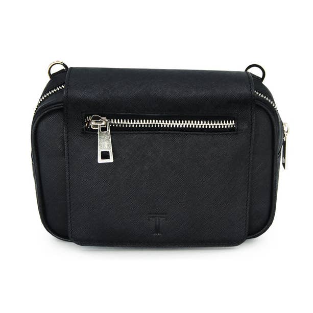 Borsa a tracolla in pelle Saffiano per la vendita all'ingrosso da parte di Trois Copenhagen