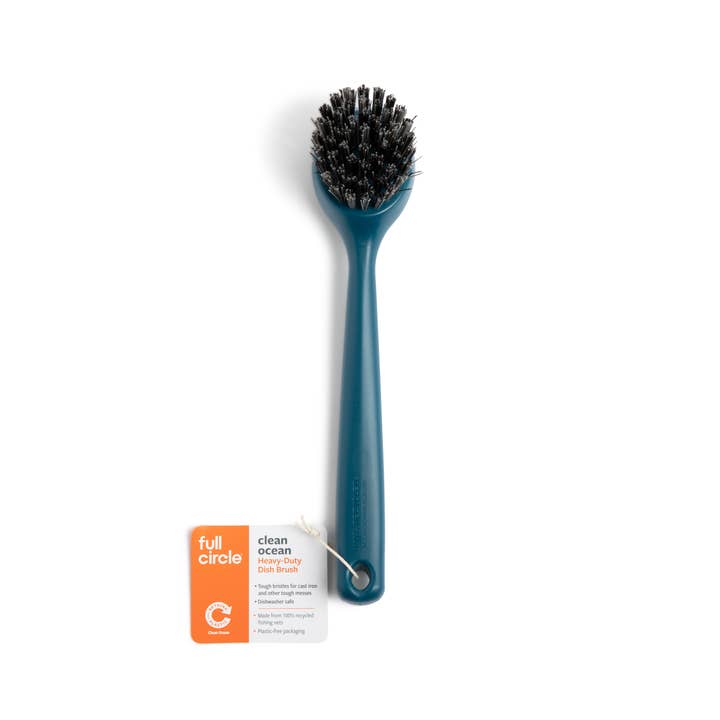 Full Circle Home - Wholesale Cleaning Brush - Clean Ocean - Heavy-Duty Dish Brush3