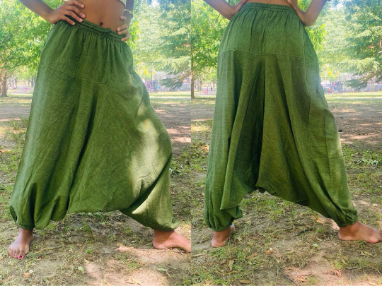 Karma Nepal Crafts - Wholesale Pants - Women's - Handmade Cotton Unisex Harem Yoga Pants6
