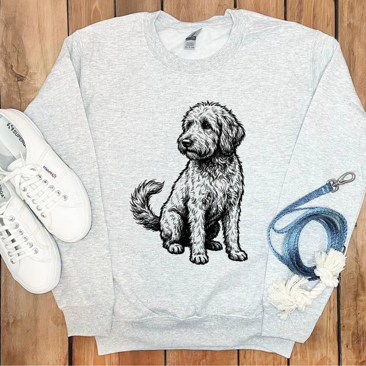 Standing Doodle Sweatshirt for wholesale by Puppy Jo