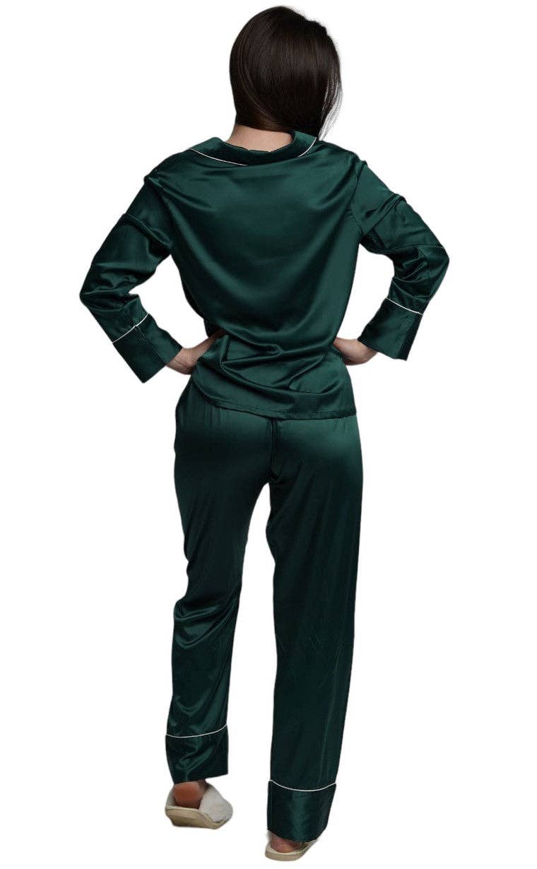 Taniri – wholesale Sleepwear set – Women's – ASHLEY LONG MATTE SATIN  PAJAMAS17