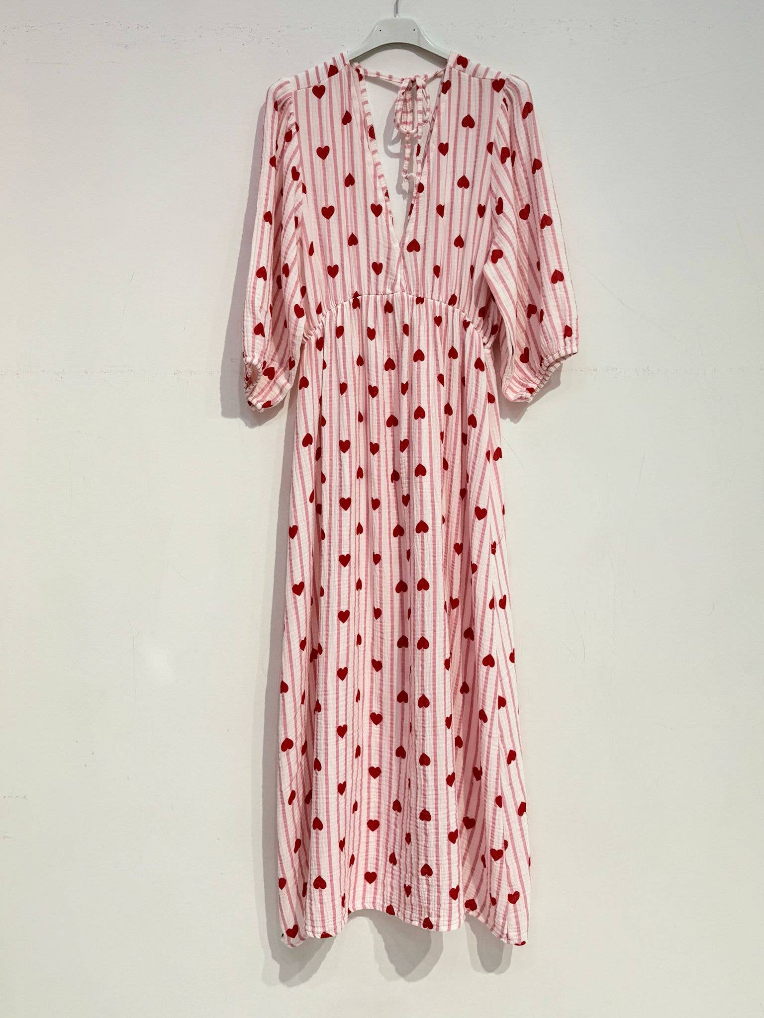 NOELINE – wholesale Dress – Women's – Printed cotton gauze dress 2394-HEART12