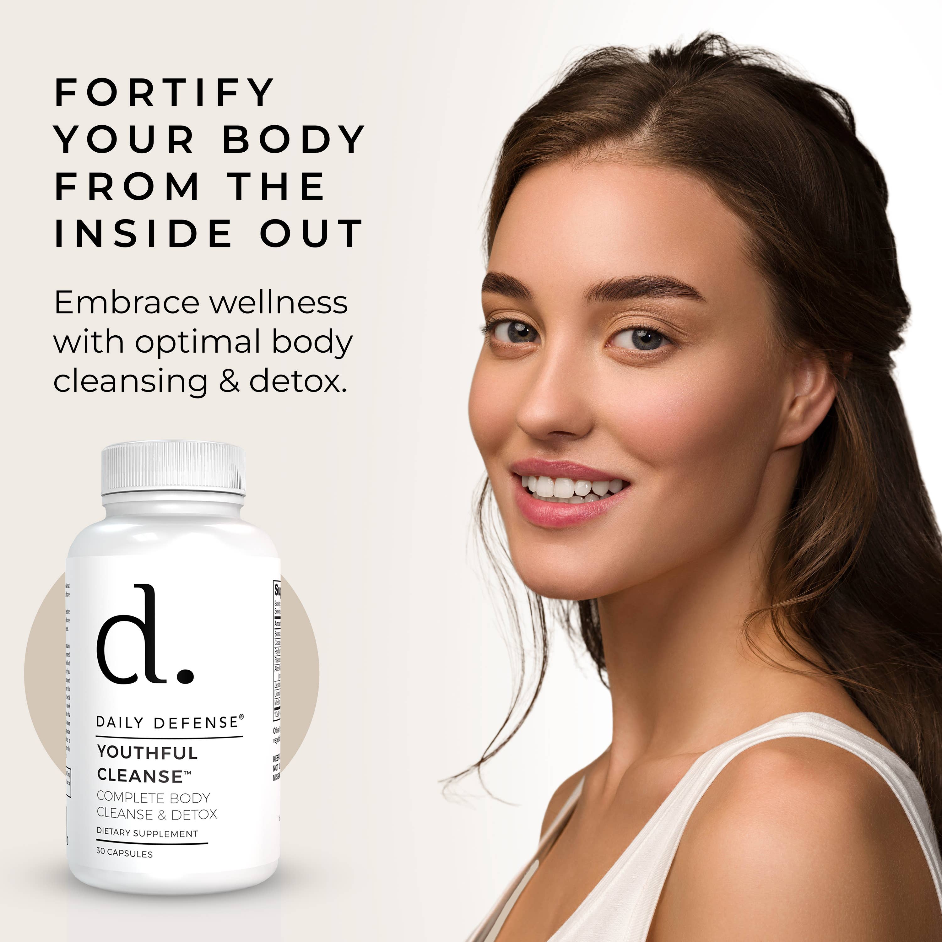DAILY DEFENSE - Wholesale Oral Supplement/Vitamin - YOUTHFUL CLEANSE Complete Body Cleanse & Detox3