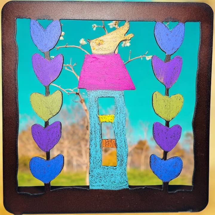 Birdhouse standing Tabletop Gift whimsical gifts family USA for wholesale by Whimsies