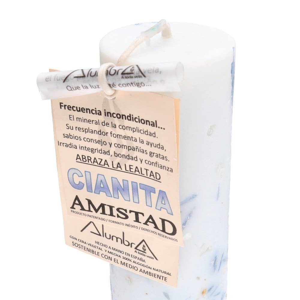 Vives de la Cortada S.L – wholesale Prydnadsljus – Handgjord ljus med cianit – vänskap1