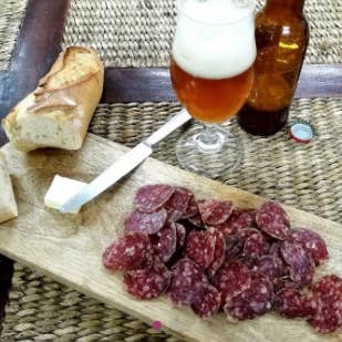 LuxFood-Shop – Großhandel Salami – Korsische Ziegenwurst 200g Salaisons d'Ucciani
